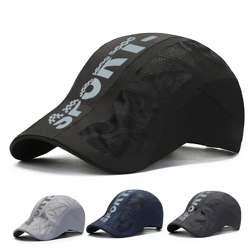 Men Visors Summer Quick Drying Waterproof Snapback Peaked Cap Women Sun Hat Letter Printing Kpop Fashion Breathable Adjustable Men Visors Summer Quick Drying Waterproof Snapback Peaked Cap Women Sun Hat Letter Printing Kpop Fashion Breathable Adjustable